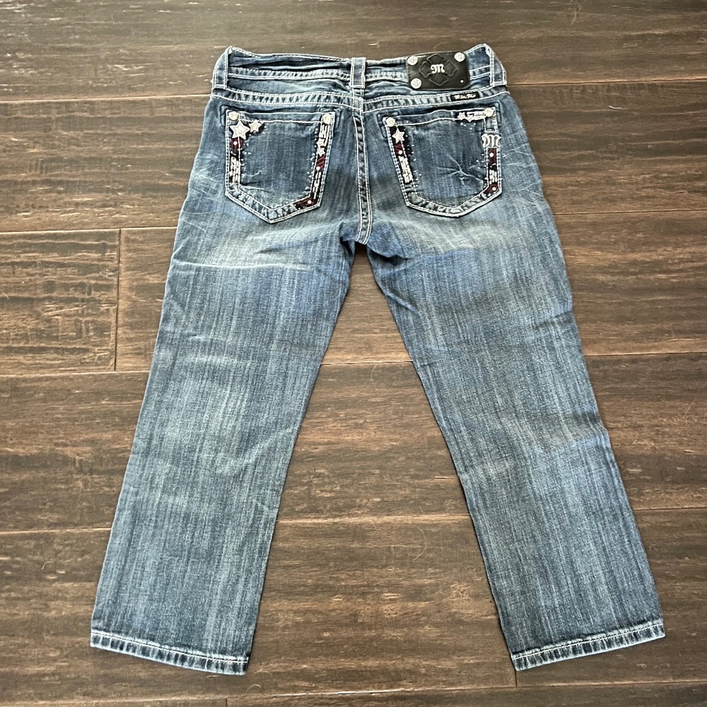 Miss Me Cuffed Capri